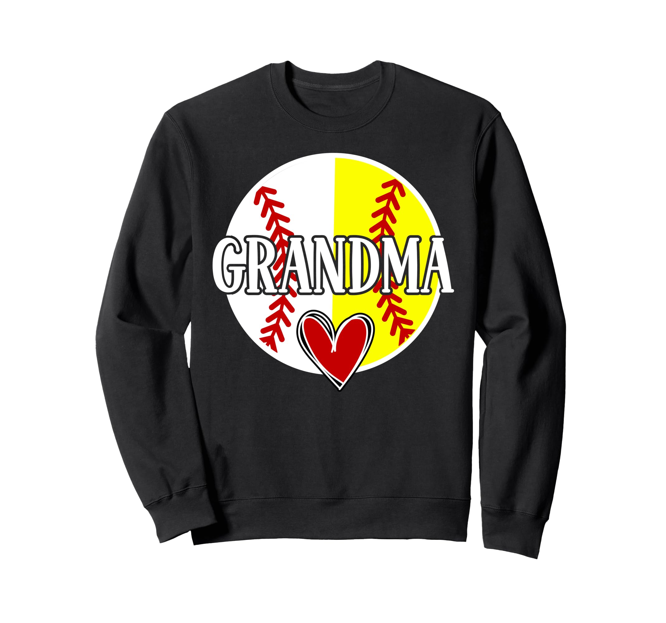 Baseball Softball Grandma Proud Sweatshirt - Trendy Graphic Unisex - T-Shirt, Sweatshirt, Hoodie