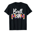 Ball Mom Heart Tie Dye Funny Baseball T-Shirt - Custom Art Print Men Women - T-Shirt, Sweatshirt, Hoodie