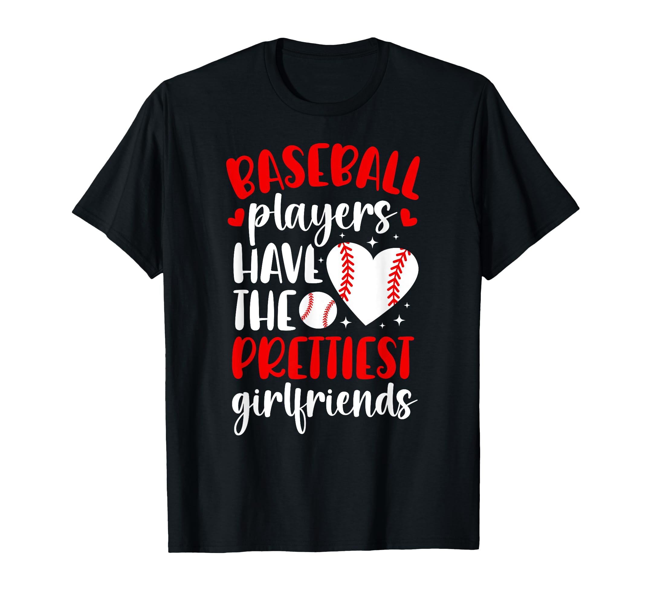 Baseball Girlfriend Proud T-Shirt - Casual Everyday Wear for Adults - T-Shirt, Sweatshirt, Hoodie