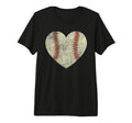 Baseball Heart Love Mothers Day T-Shirt - Aesthetic Graphic Unisex - T-Shirt, Sweatshirt, Hoodie