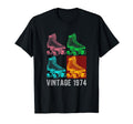 1974 Skater Roller Skating Skate 50Th T-Shirt - Novelty Apparel Men Women - T-Shirt, Sweatshirt, Hoodie
