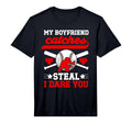 Mens Boyfriend Catches Baseball T-Shirt - Graphic Print for Adults - T-Shirt, Sweatshirt, Hoodie
