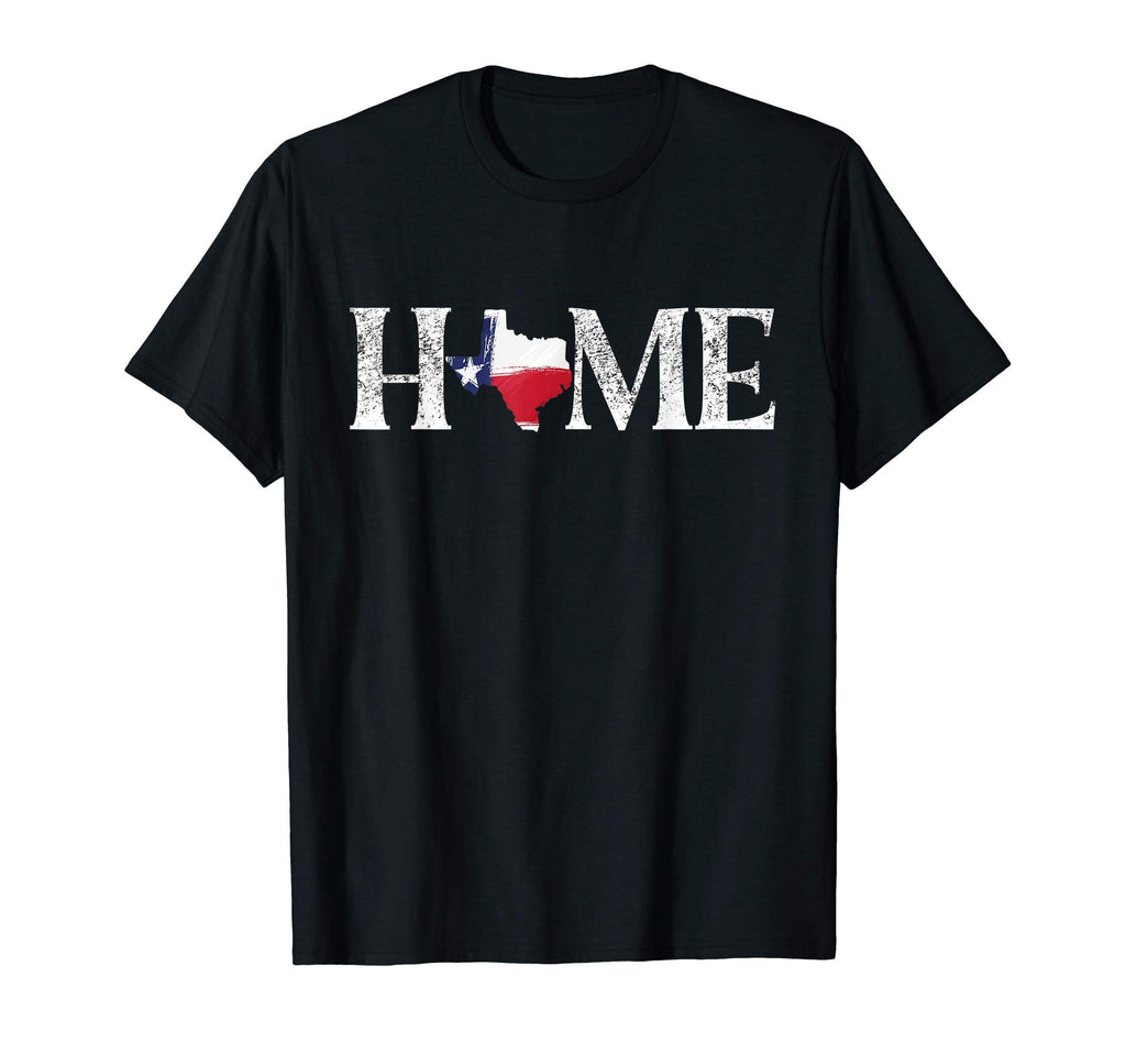 Texas Is Home Proud Texan Lone T-Shirt - Fun Novelty Design for Adults - T-Shirt, Sweatshirt, Hoodie