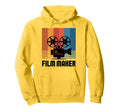 Film Maker Camera Filmmaking Crew Hoodie - Fun Novelty Design Men Women - T-Shirt, Sweatshirt, Hoodie