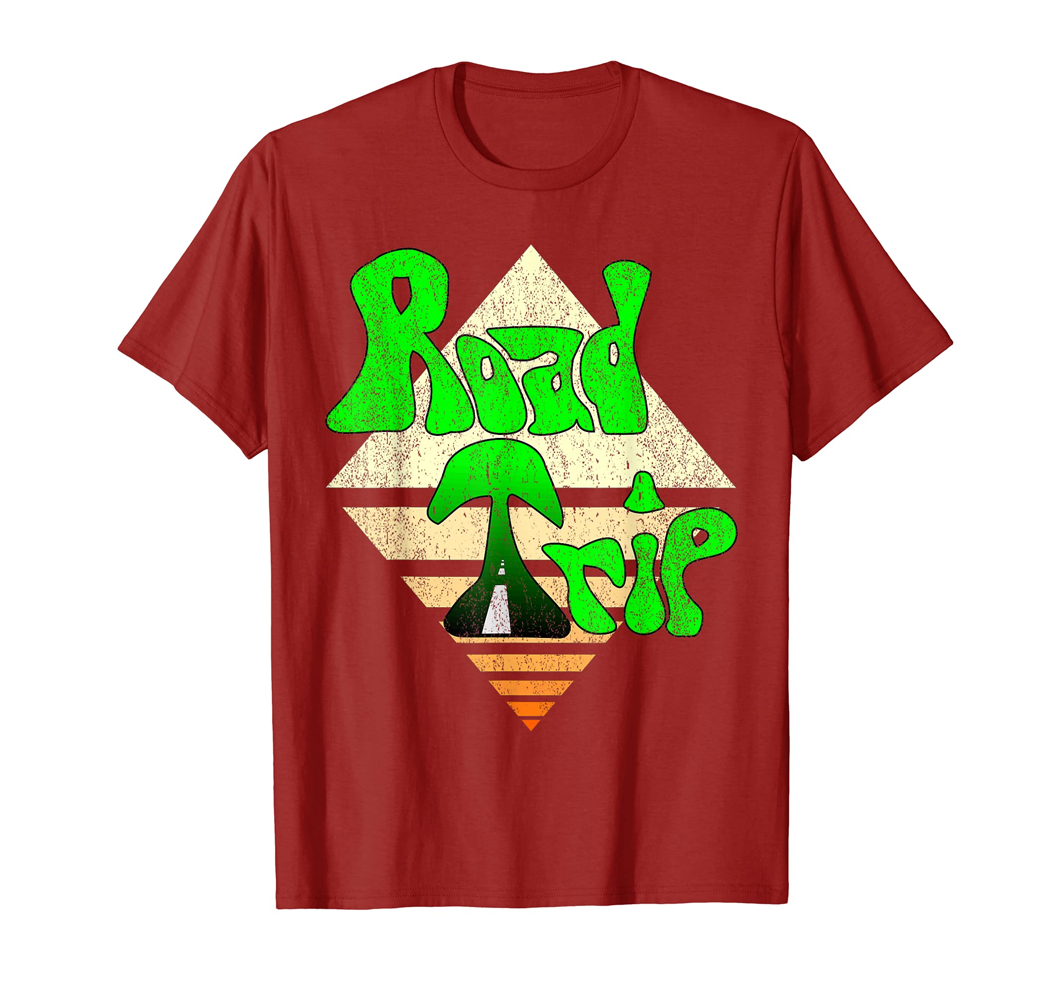 Road Trip Vacation 1960S Hippie T-Shirt - Fun Novelty Design for Adults - T-Shirt, Sweatshirt, Hoodie