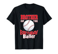 Brother Birthday Baller Baseball T-Shirt - Aesthetic Graphic for Adults - T-Shirt, Sweatshirt, Hoodie