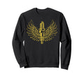Spark Plug Wings Distressed Sweatshirt - Casual Everyday Wear for Adults - T-Shirt, Sweatshirt, Hoodie