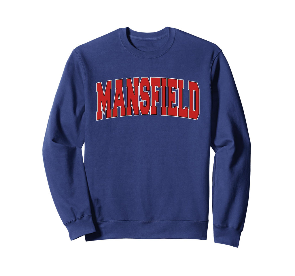 Mansfield Oh Ohio Varsity Usa Sweatshirt - Minimalist Print Men Women - T-Shirt, Sweatshirt, Hoodie