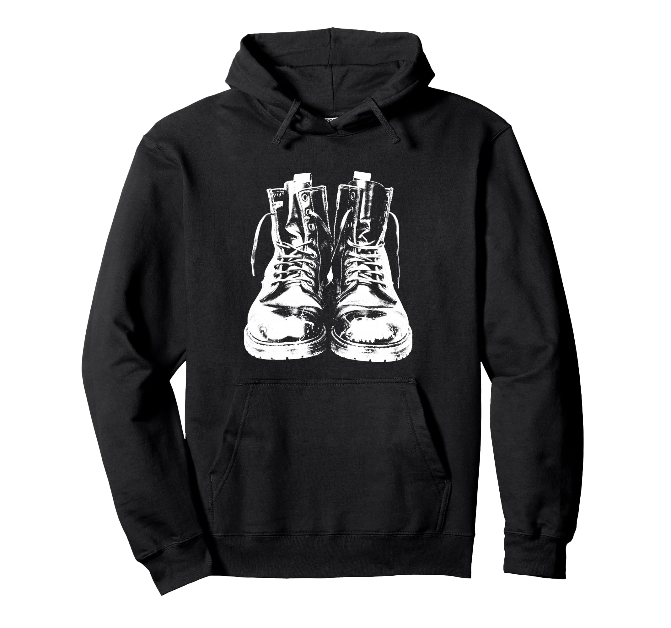Punk Rock Combat Boots 90S Grunge Hoodie - Unique Graphic Men Women - T-Shirt, Sweatshirt, Hoodie