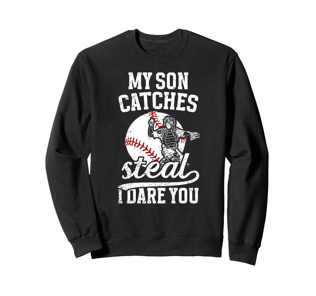 Funny Baseball Catcher Mom Baseball Sweatshirt - Trendy Graphic Men Women - T-Shirt, Sweatshirt, Hoodie
