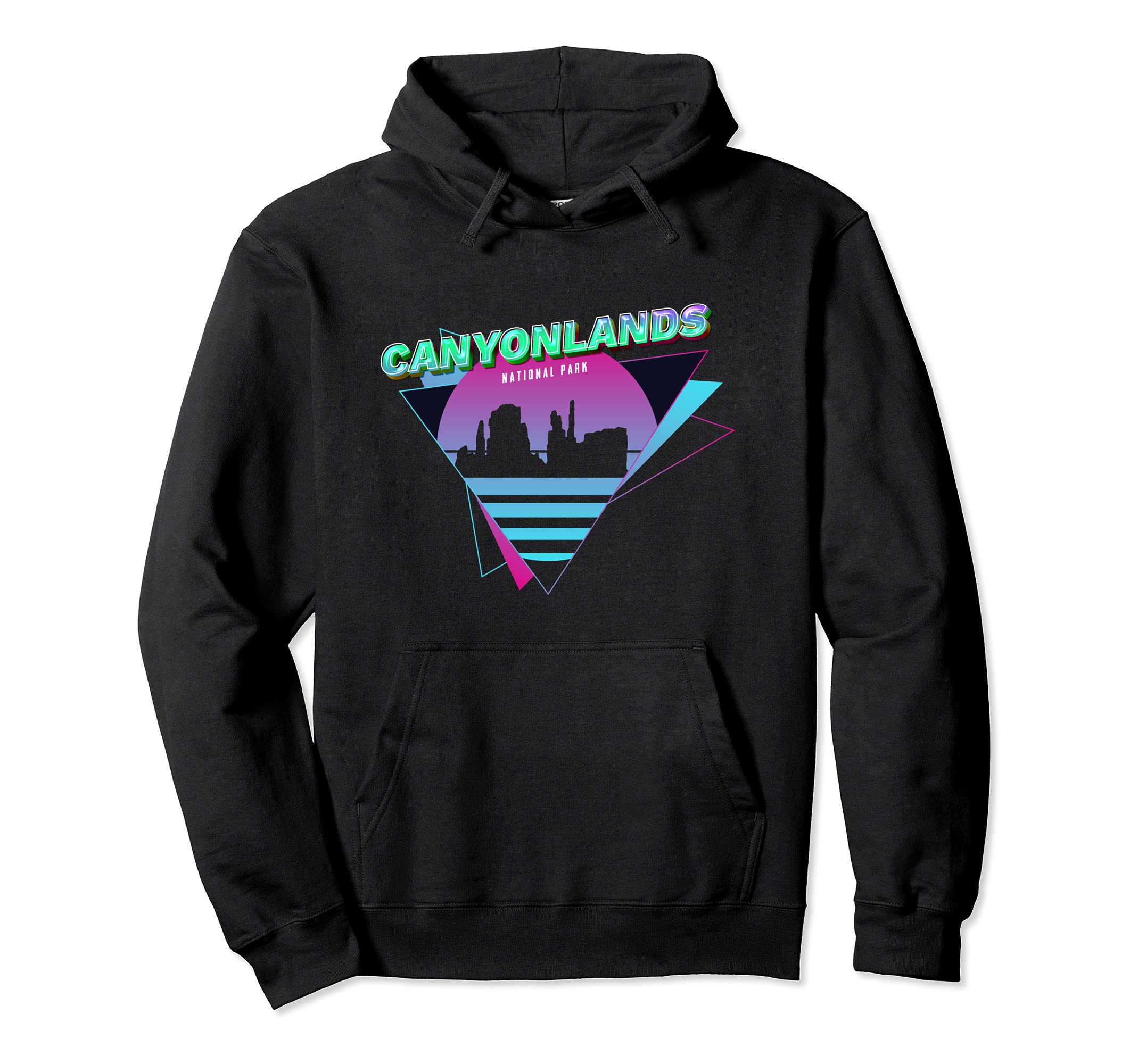 Vaporwave Canyonlands National Park Hoodie - Unique Graphic Men Women - T-Shirt, Sweatshirt, Hoodie