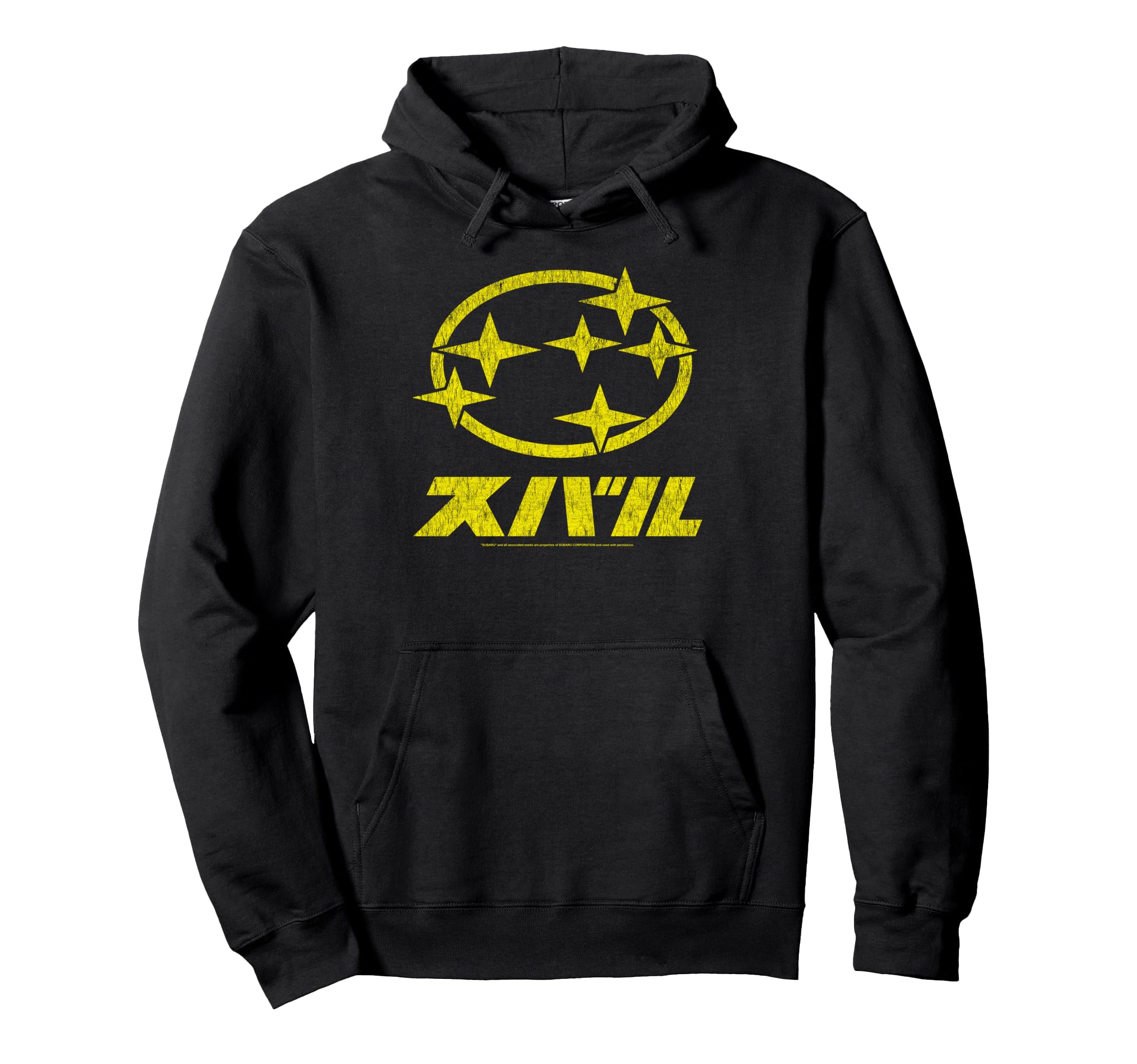 Subaru Distressed Kanji Stars Logo Car Hoodie - Aesthetic Graphic Unisex - T-Shirt, Sweatshirt, Hoodie
