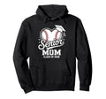 Proud Senior Mom Class 2026 Baseball Hoodie - Custom Art Print for Adults - T-Shirt, Sweatshirt, Hoodie