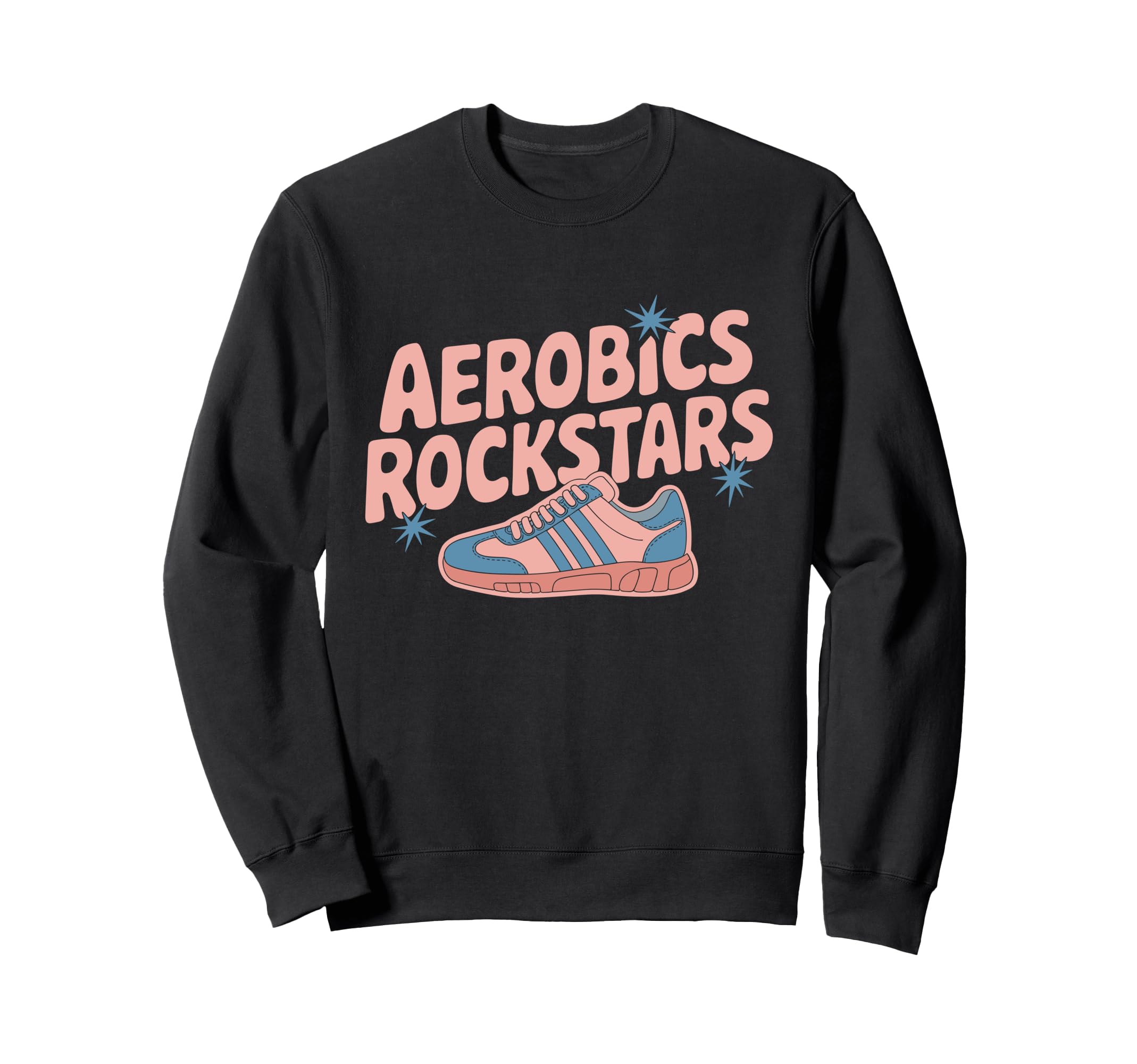 80S Fitness Enthusiast Workout Sweatshirt - Aesthetic Graphic for Adults - T-Shirt, Sweatshirt, Hoodie