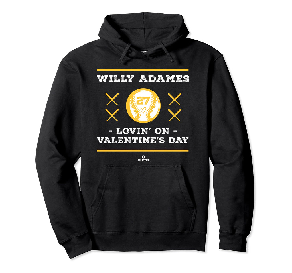 Willy Adames Lovin Valentines Day Hoodie - Minimalist Print Men Women - T-Shirt, Sweatshirt, Hoodie