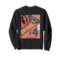 Butterfly Comic Y2K Grunge Aesthetic Sweatshirt - Novelty Apparel Unisex - T-Shirt, Sweatshirt, Hoodie