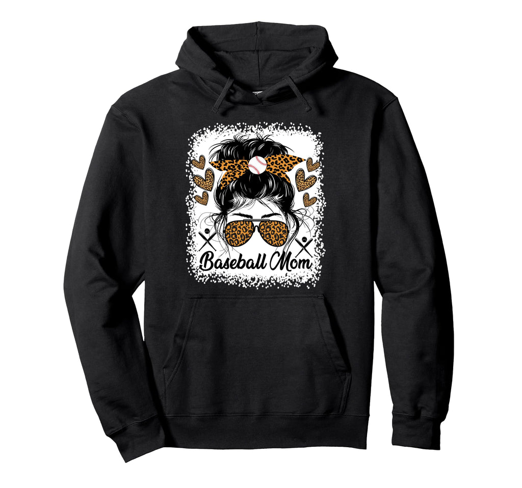 Baseball Mom Baseball Player Stylish Hoodie - Aesthetic Graphic Men Women - T-Shirt, Sweatshirt, Hoodie