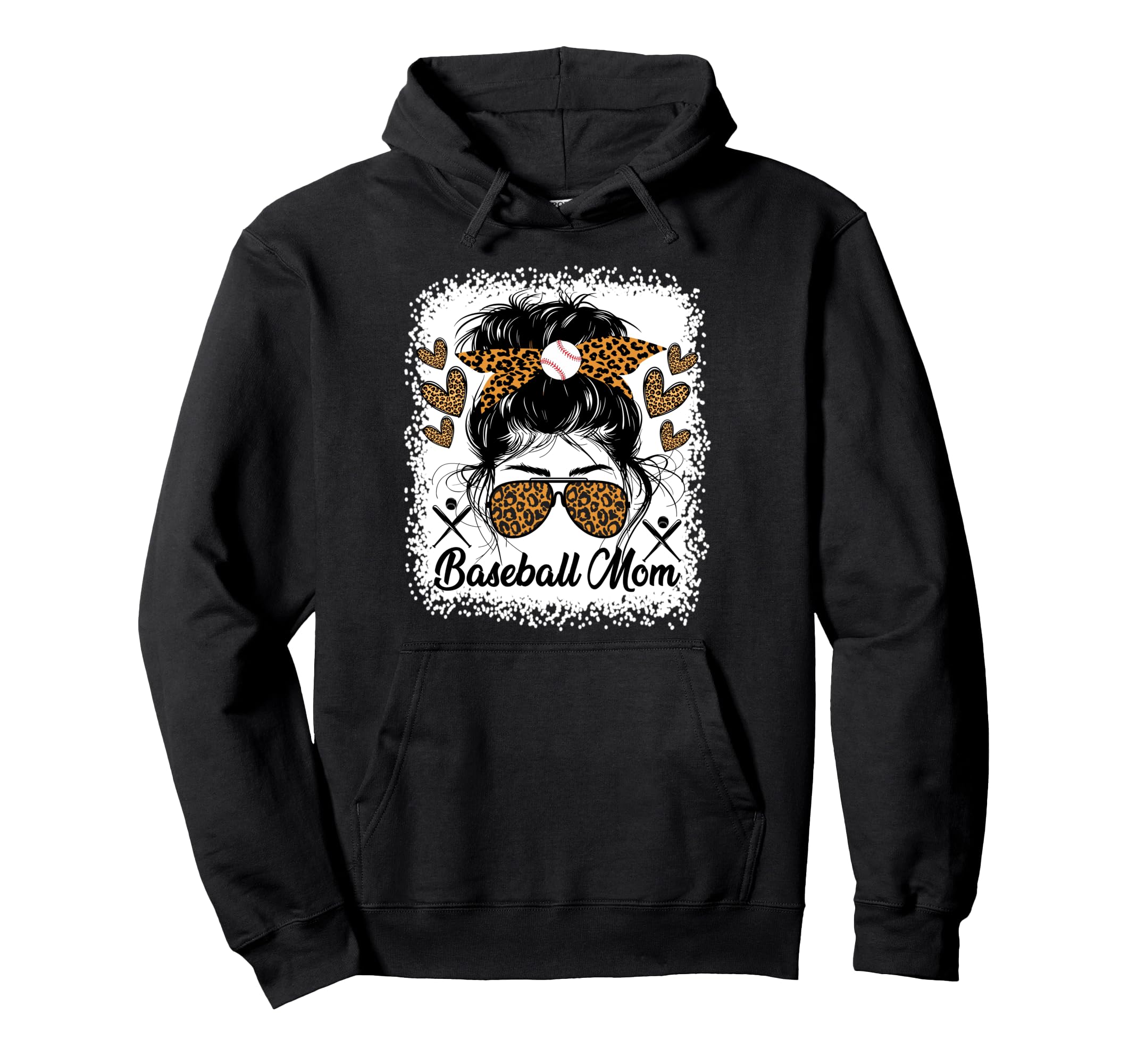 Baseball Mom Baseball Player Stylish Hoodie - Aesthetic Graphic Men Women - T-Shirt, Sweatshirt, Hoodie