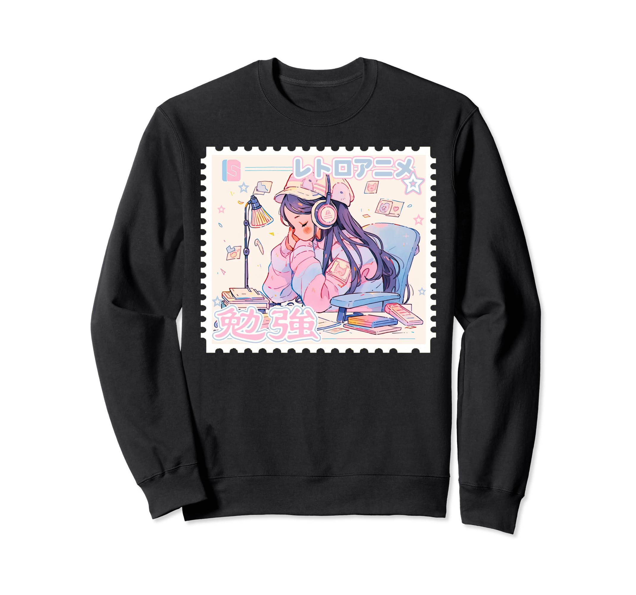 Kawaii Anime Music Lover Y2K Aesthetic Sweatshirt - Unique Graphic Unisex - T-Shirt, Sweatshirt, Hoodie