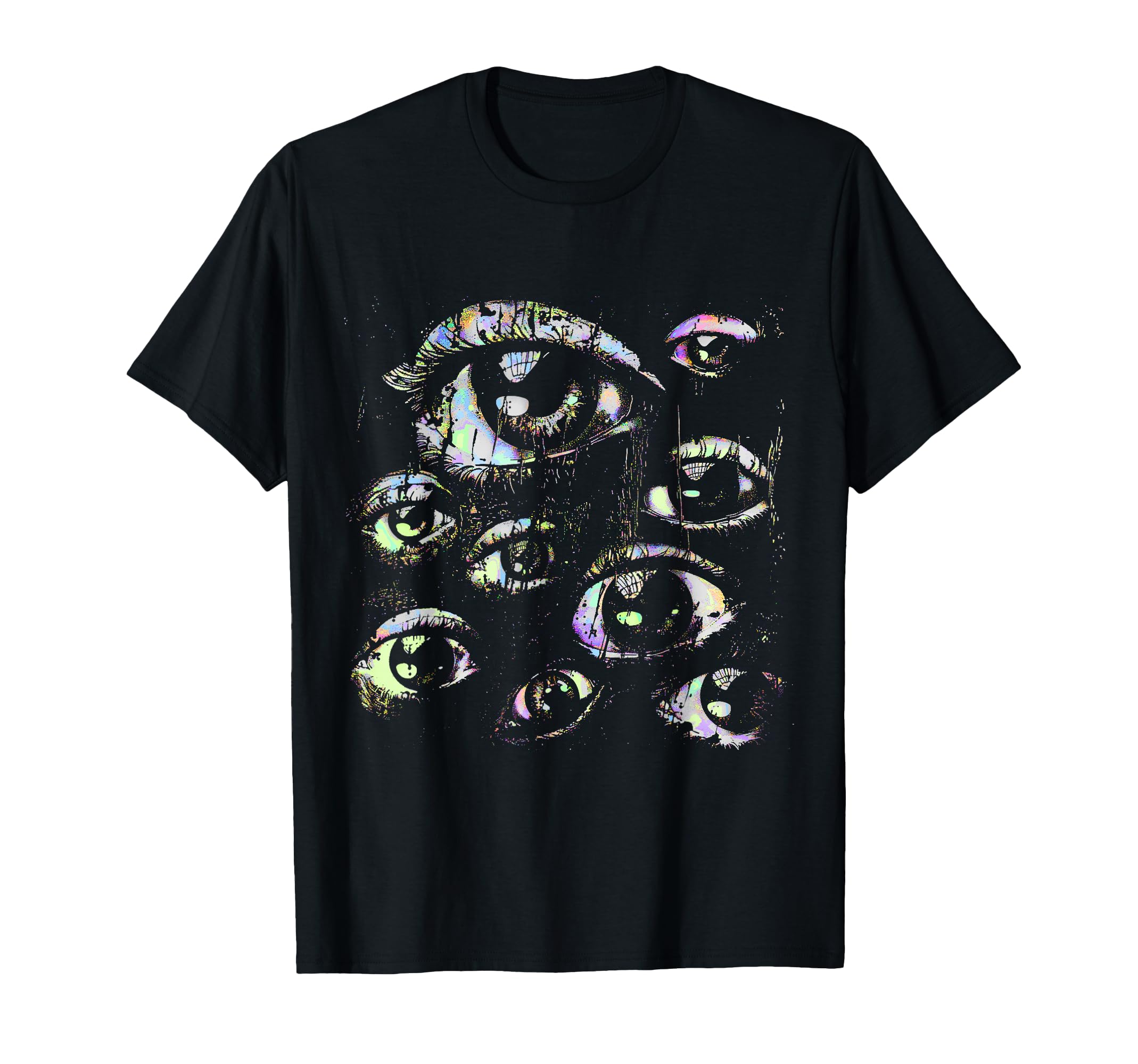 Eyes Pastel Goth Weird Grunge Alt Y2K T-Shirt - Minimalist Print Unisex - T-Shirt, Sweatshirt, Hoodie