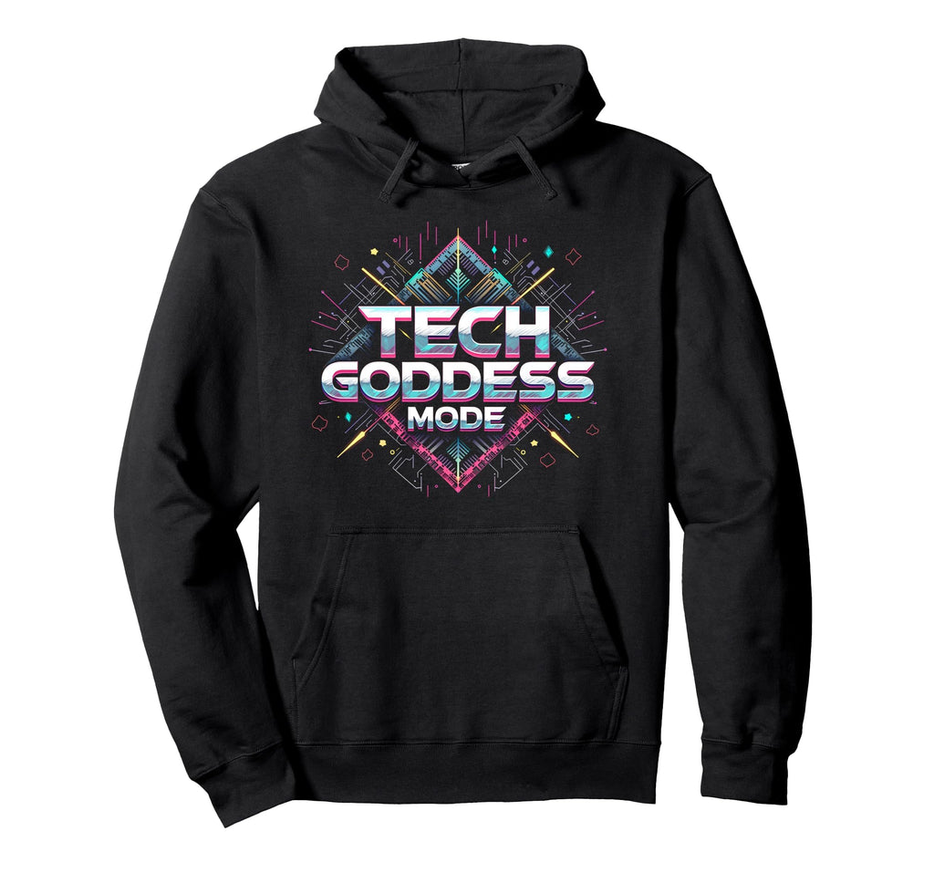 Tech Goddess Mode Y2K Cyber Aesthetic Hoodie - Unique Graphic Men Women - T-Shirt, Sweatshirt, Hoodie