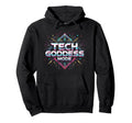Tech Goddess Mode Y2K Cyber Aesthetic Hoodie - Unique Graphic Men Women - T-Shirt, Sweatshirt, Hoodie