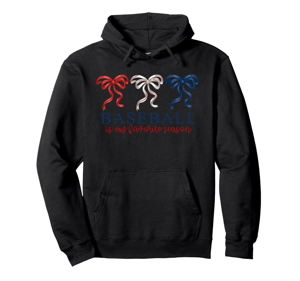 Baseball Is My Favorite Season Hoodie - Minimalist Print for Adults - T-Shirt, Sweatshirt, Hoodie