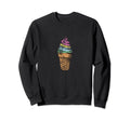 Ice Cream Cone Accessories Sweatshirt - Trendy Graphic for Adults - T-Shirt, Sweatshirt, Hoodie