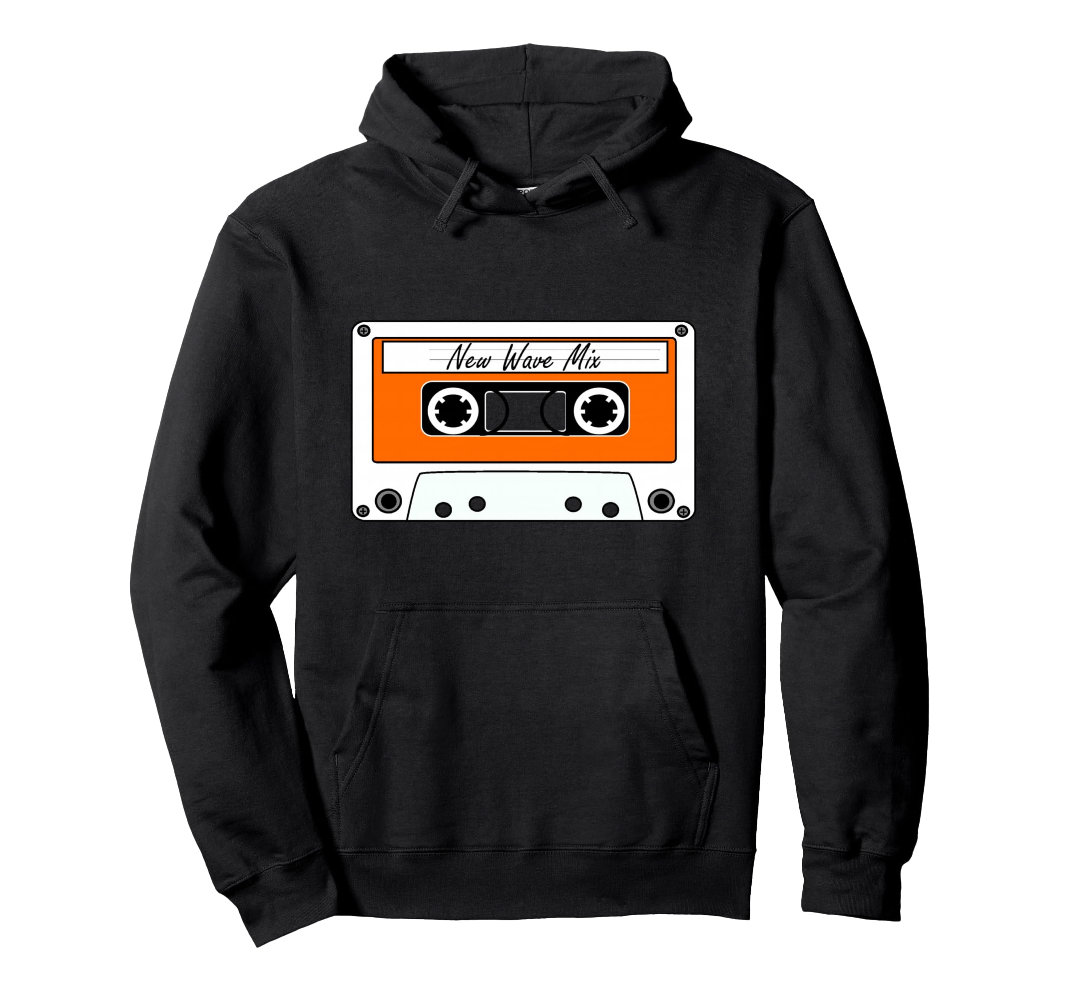 New Wave Mix Cassette Tape Hoodie - Aesthetic Graphic Unisex - T-Shirt, Sweatshirt, Hoodie