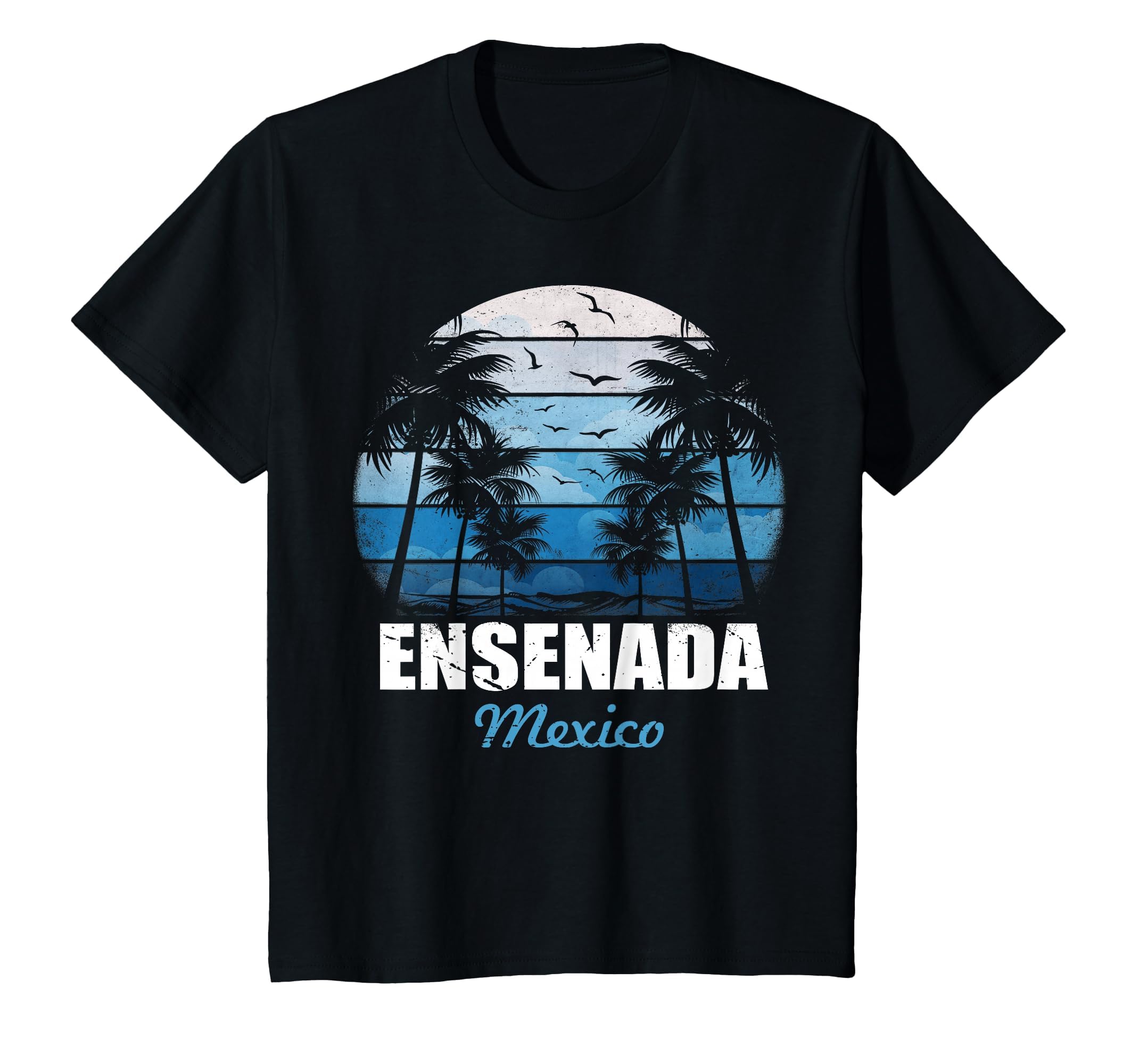 Ensenada Mexico Sunset Vacation T-Shirt - Minimalist Print Men Women - T-Shirt, Sweatshirt, Hoodie