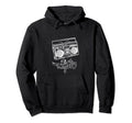 Old School Hip Hop Boombox Hoodie - Fun Novelty Design Men Women - T-Shirt, Sweatshirt, Hoodie