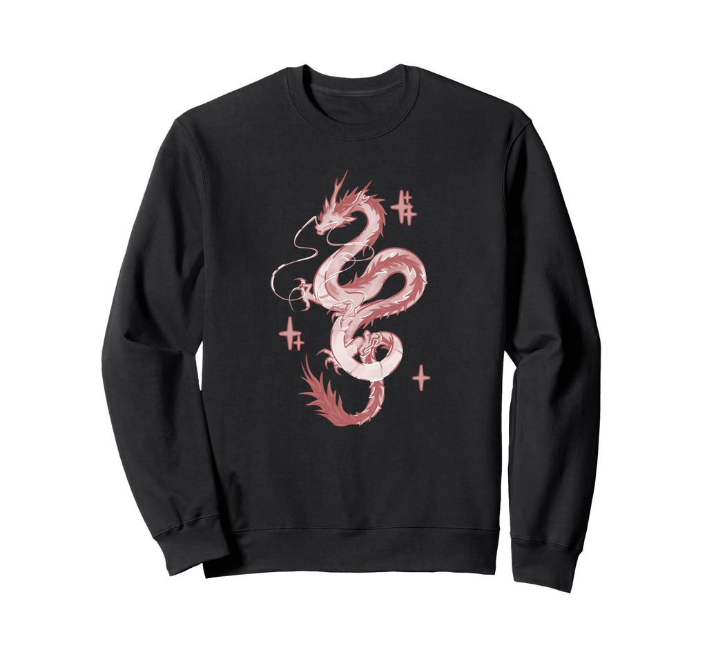 Japanese Tattoo Dragon And Sweatshirt - Novelty Apparel for Adults - T-Shirt, Sweatshirt, Hoodie