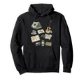 Solo Nature Camping Journal Forest Icons Hoodie - Unique Graphic Men Women - T-Shirt, Sweatshirt, Hoodie