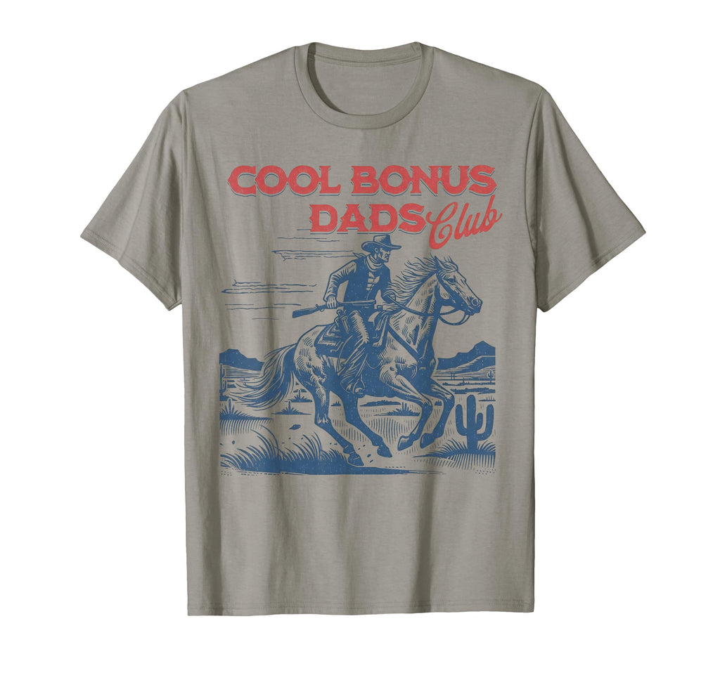 Bonus Dads Club Cowboy 90S Fathers T-Shirt - Aesthetic Graphic for Adults - T-Shirt, Sweatshirt, Hoodie