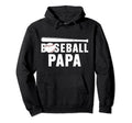 Baseball Papa Proud Grandpa Papa Hoodie - Aesthetic Graphic for Adults - T-Shirt, Sweatshirt, Hoodie