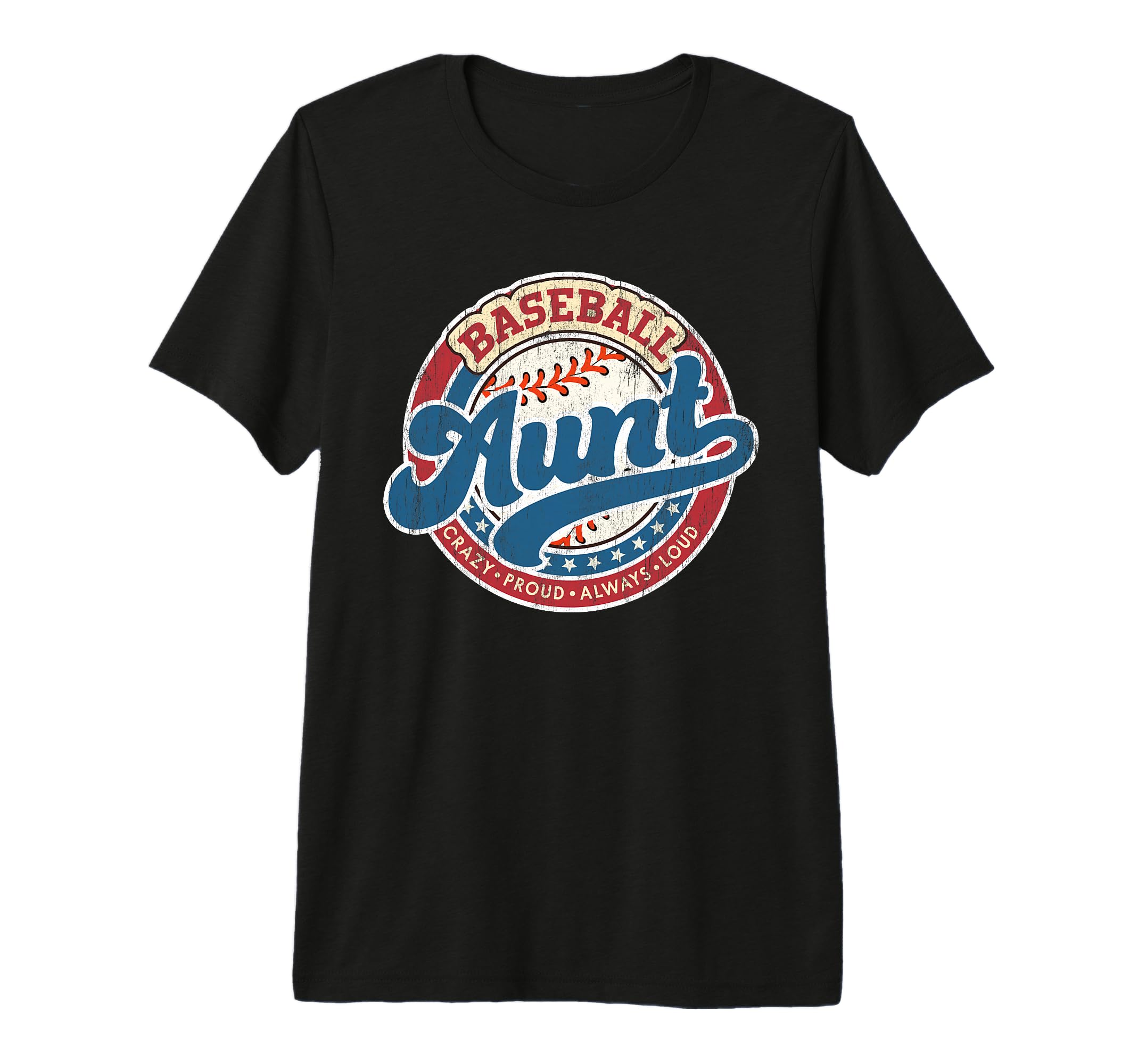 Baseball Aunt Family Matching Game Day T-Shirt - Minimalist Print Unisex - T-Shirt, Sweatshirt, Hoodie