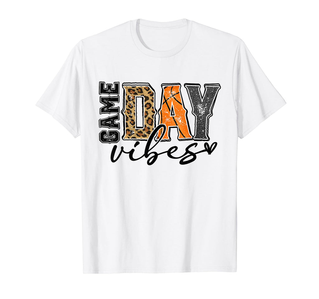 Basketball Game Day Vibes Mom T-Shirt - Aesthetic Graphic for Adults - T-Shirt, Sweatshirt, Hoodie