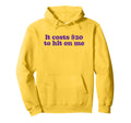 It Costs 20 To Hit Me Y2K Aesthetic Hoodie - Minimalist Print Men Women - T-Shirt, Sweatshirt, Hoodie