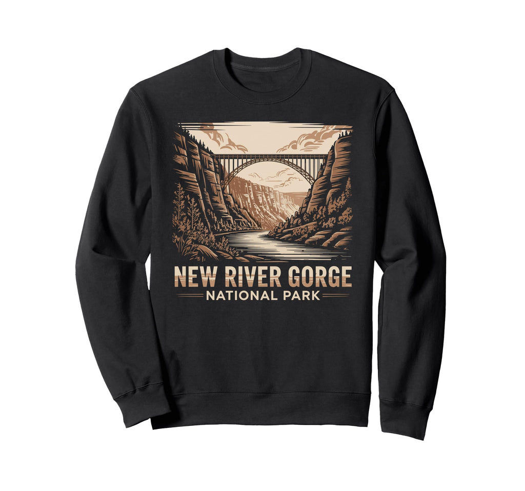 New River Gorge National Park Sweatshirt - Casual Everyday Wear for Adults - T-Shirt, Sweatshirt, Hoodie