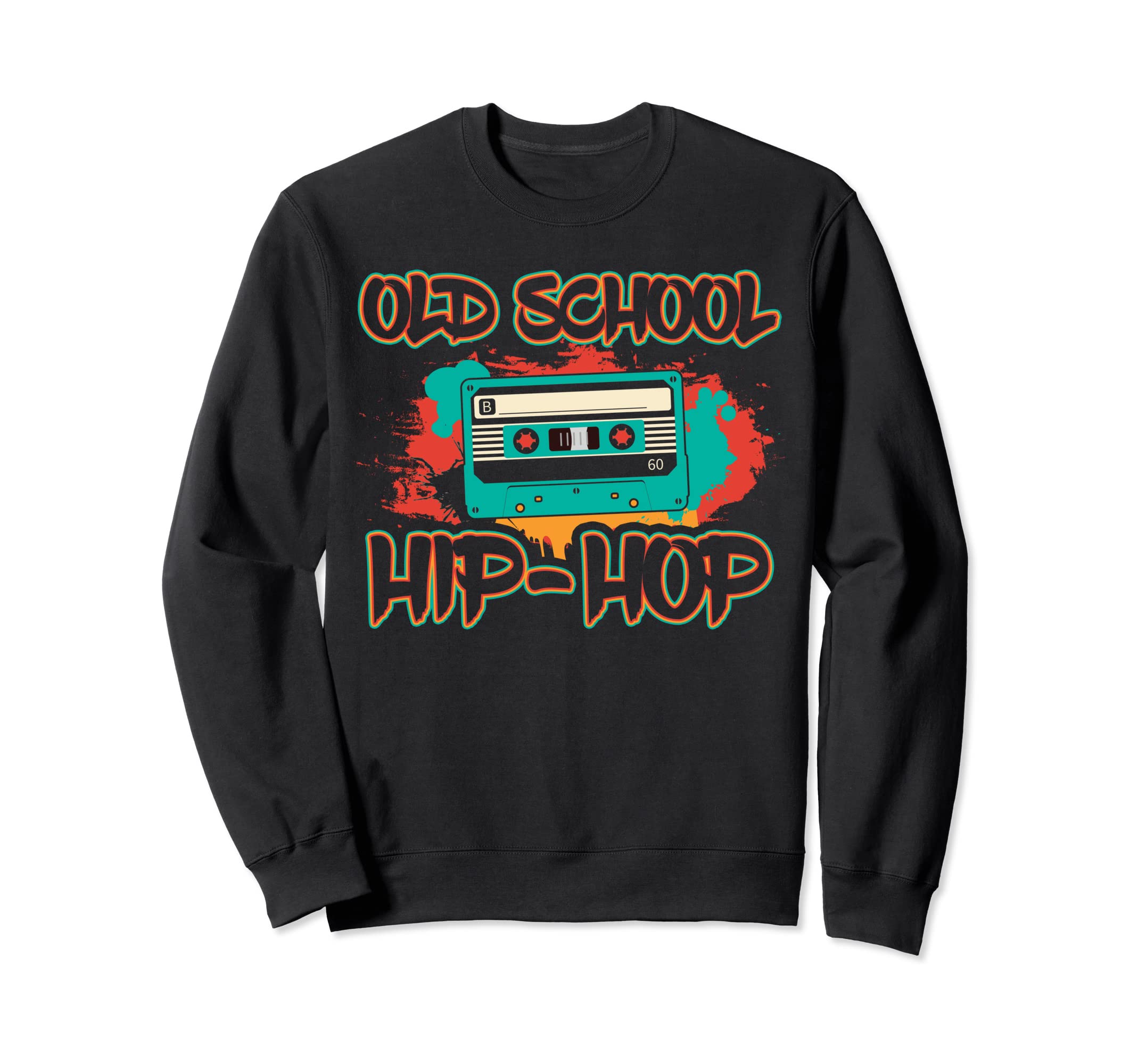 Old School Cassette Mixtape Hip Sweatshirt - Aesthetic Graphic Men Women - T-Shirt, Sweatshirt, Hoodie