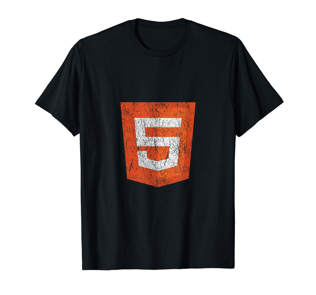 Distressed Html5 T-Shirt - Trendy Graphic for Adults - T-Shirt, Sweatshirt, Hoodie