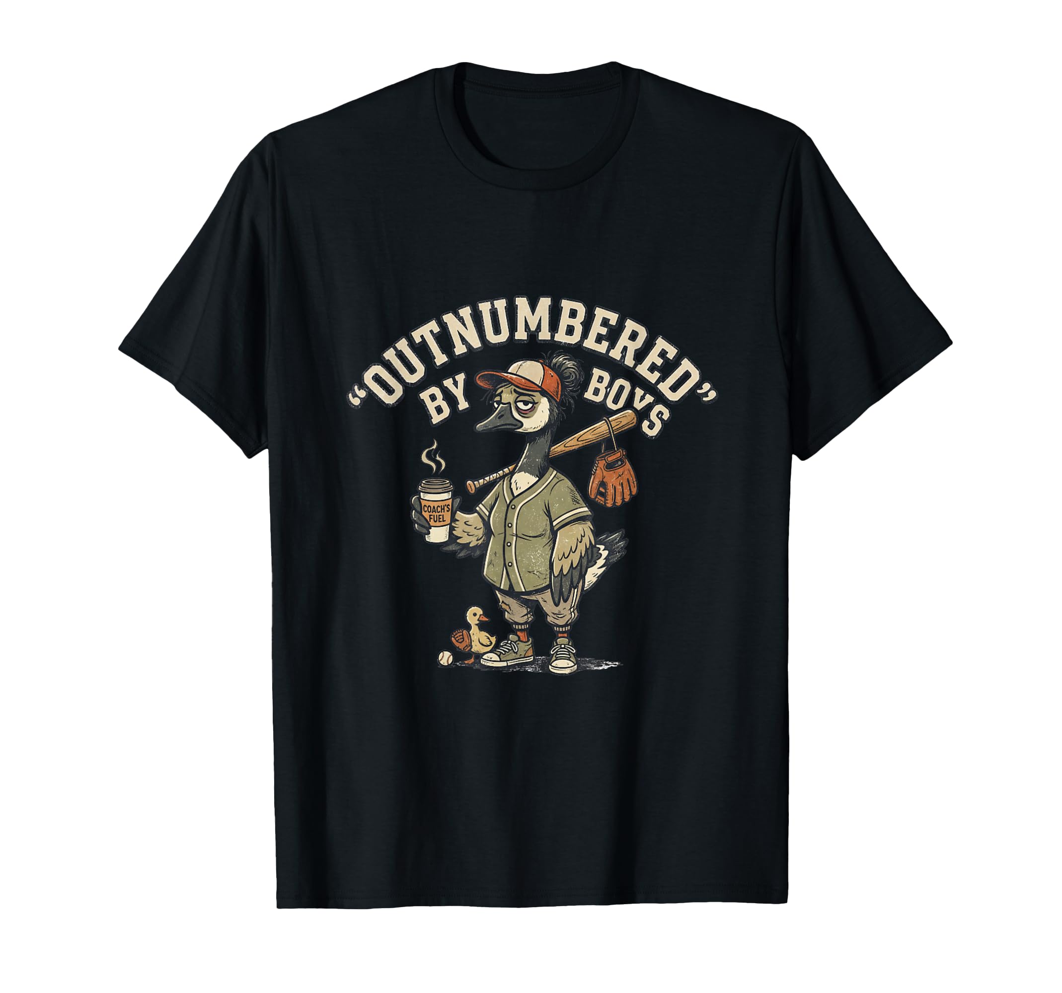 Funny Mom Goose Outnumbered T-Shirt - Casual Everyday Wear Men Women - T-Shirt, Sweatshirt, Hoodie