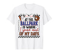 Ballpark Baseball Life Bat Glove T-Shirt - Casual Everyday Wear Unisex - T-Shirt, Sweatshirt, Hoodie