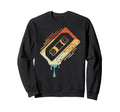 Dripping Cassette Tape Sweatshirt - Custom Art Print Men Women - T-Shirt, Sweatshirt, Hoodie