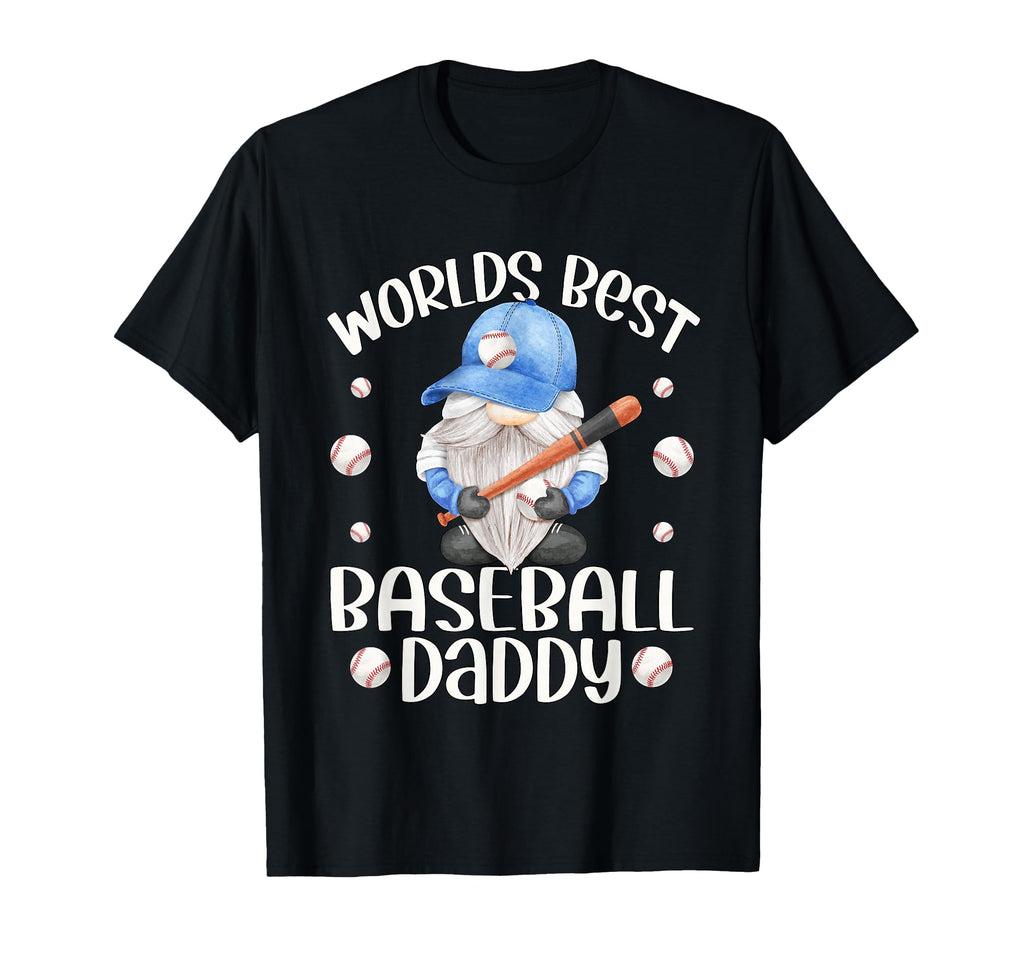 Funny Fathers Day Baseball Gnome Worlds T-Shirt - Trendy Graphic Men Women - T-Shirt, Sweatshirt, Hoodie