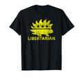 Distressed Libertarian Hedgehog T-Shirt - Fun Novelty Design Men Women - T-Shirt, Sweatshirt, Hoodie