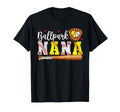 Ballpark Nana Softball Nana Baseball T-Shirt - Custom Art Print Men Women - T-Shirt, Sweatshirt, Hoodie