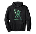 Pixel Samurai Warrior Arcade Gamer Hoodie - Unique Graphic for Adults - T-Shirt, Sweatshirt, Hoodie