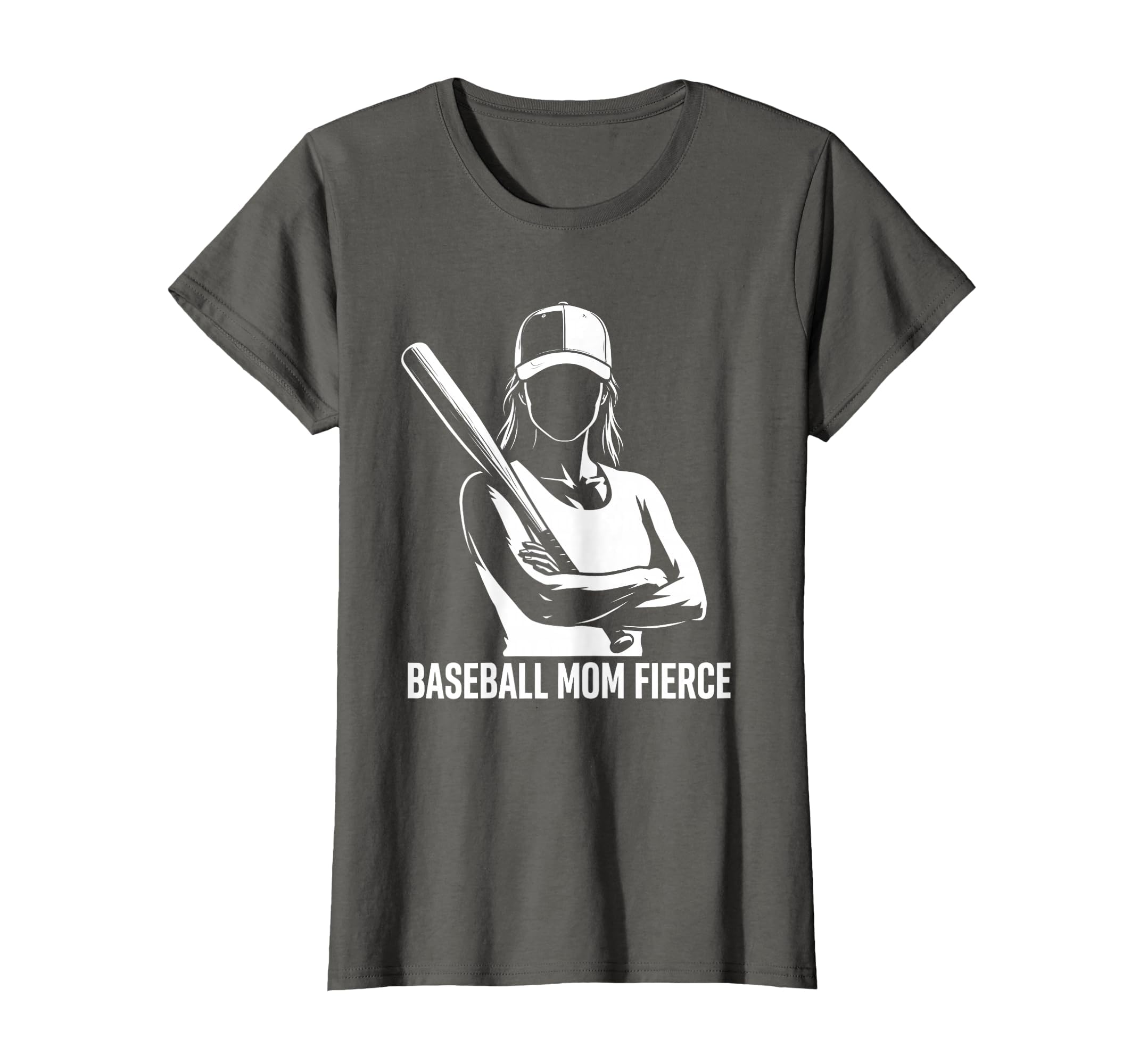 Baseball Mom Fierce Proud Sports Parent T-Shirt - Trendy Graphic for Adults - T-Shirt, Sweatshirt, Hoodie
