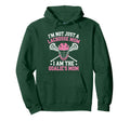 Im Not Just Lacrosse Mom I Am Goalies Hoodie - Graphic Print for Adults - T-Shirt, Sweatshirt, Hoodie